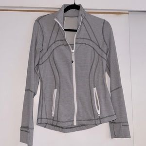 Lululemon gray and white align jacket